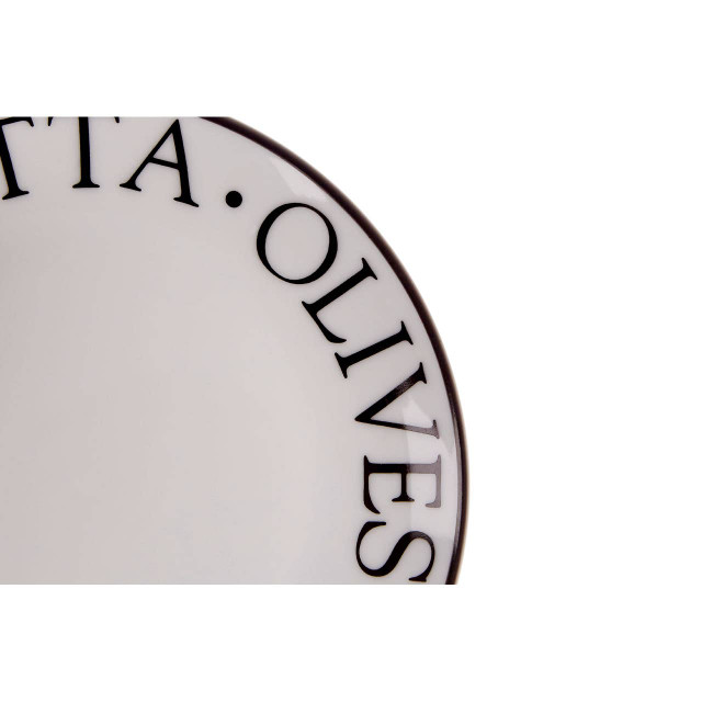 Premier Housewares Noir Set Of Four Antipasti Plates