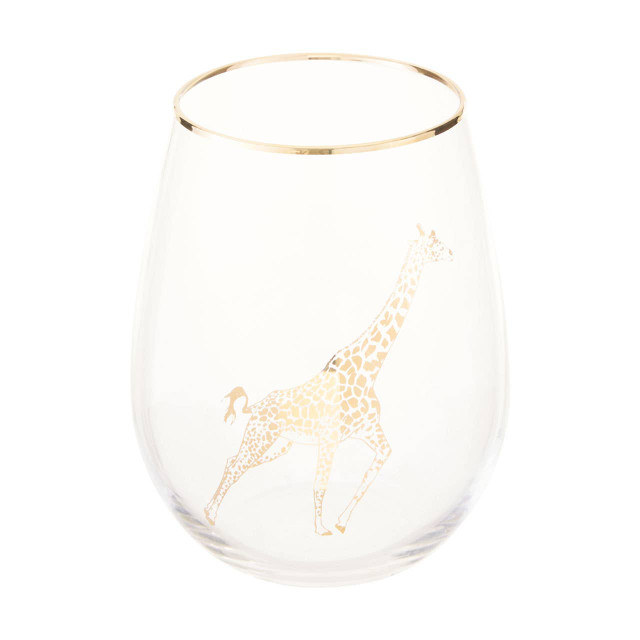 Premier Housewares Nomi Gold Giraffe Curved Tumbler