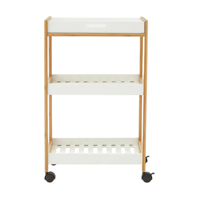 Premier Housewares Nostra 3 Tier Rectangular Storage Trolley