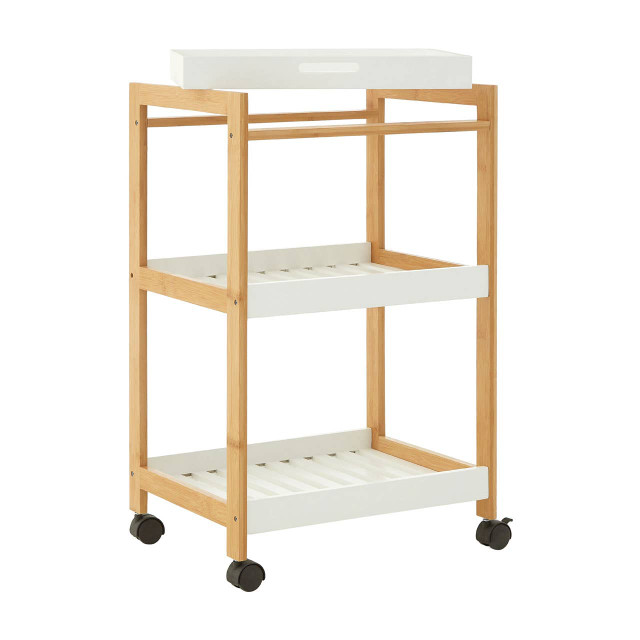 Premier Housewares Nostra 3 Tier Rectangular Storage Trolley