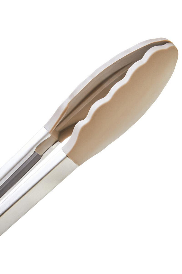 Premier Housewares Nova Natural Stone Silicone And Stainless Steel Tongs