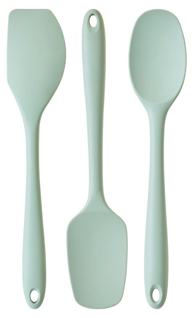 premier housewares Nova Sage Green 3pc Silicone Kitchen Tool Set