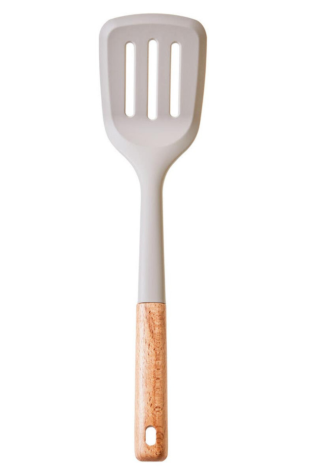 premier housewares Nova Stone Grey Silicone Head Slotted Turner