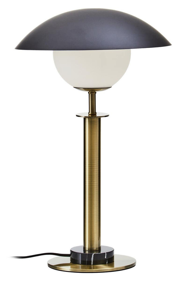 Premier Housewares Octavia Gold Finish Metal Table Lamp