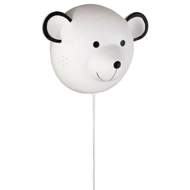 Premier Housewares Ola Kids Ceramic Bear Wall Night Light