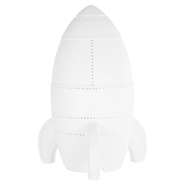 Premier Housewares Ola Kids Rocket Ceramic Night Light