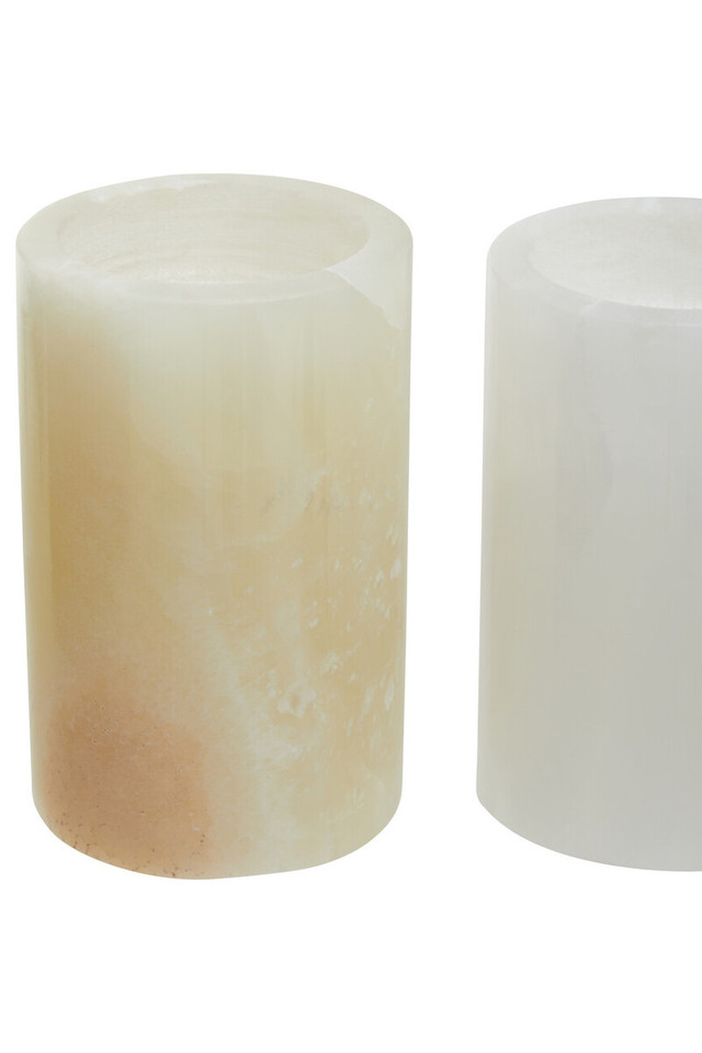 Premier Housewares Oleena Set Of Three Onyx Tealight Holders