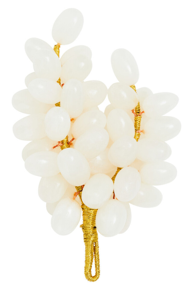 Premier Housewares Oleena White Onyx Decorative Grapes