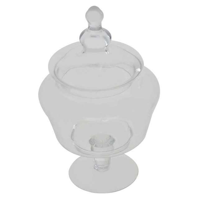 Premier Housewares Olivia Clear Glass Candy Large Storage Jar
