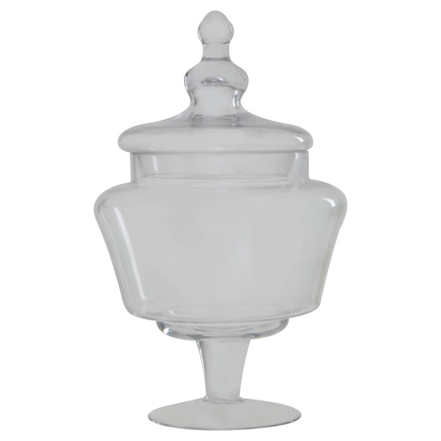 premier housewares Olivia Clear Glass Candy Large Storage Jar