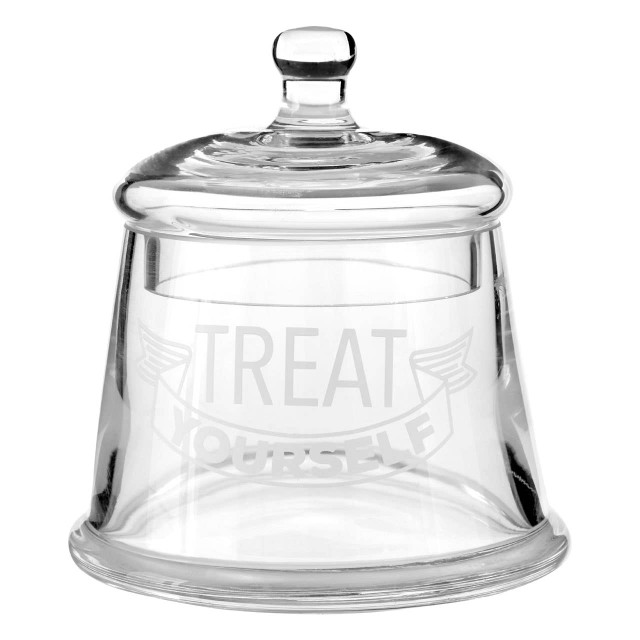 Premier Housewares Olivia Treat Yourself Glass Storage Jar