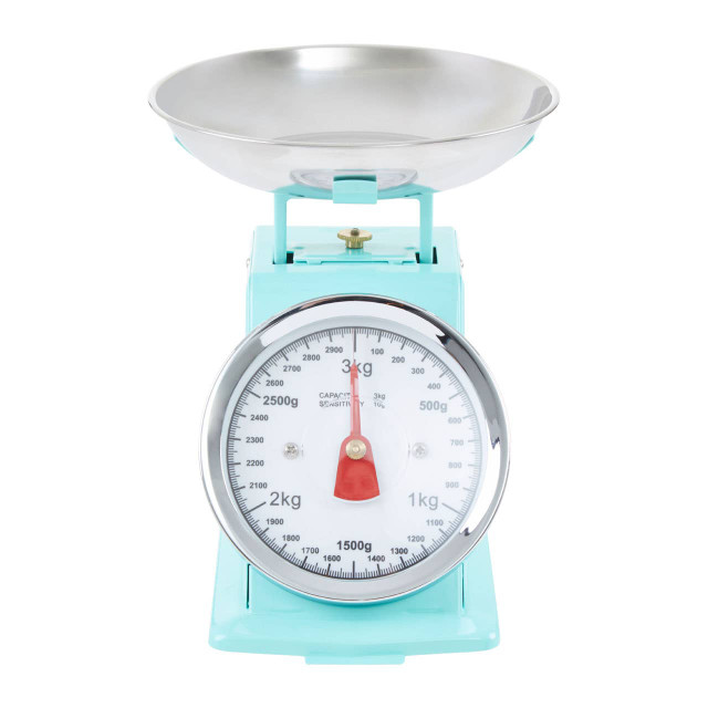 premier housewares Olivier 3kg Pastel Green Retro Kitchen Scale