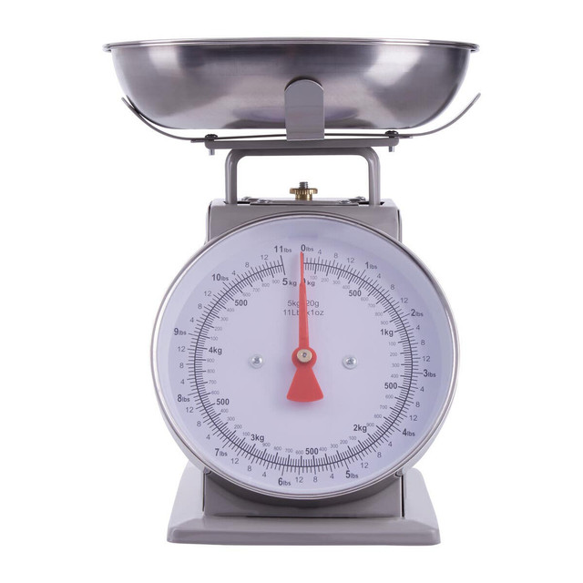 Premier Housewares Olivier 5kg Grey Retro Kitchen Scale