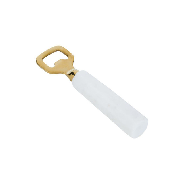 Premier Housewares Omari White Marble Bottle Opener
