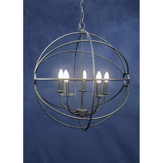Premier Housewares Orbital 5 Arm Small Pendant Light