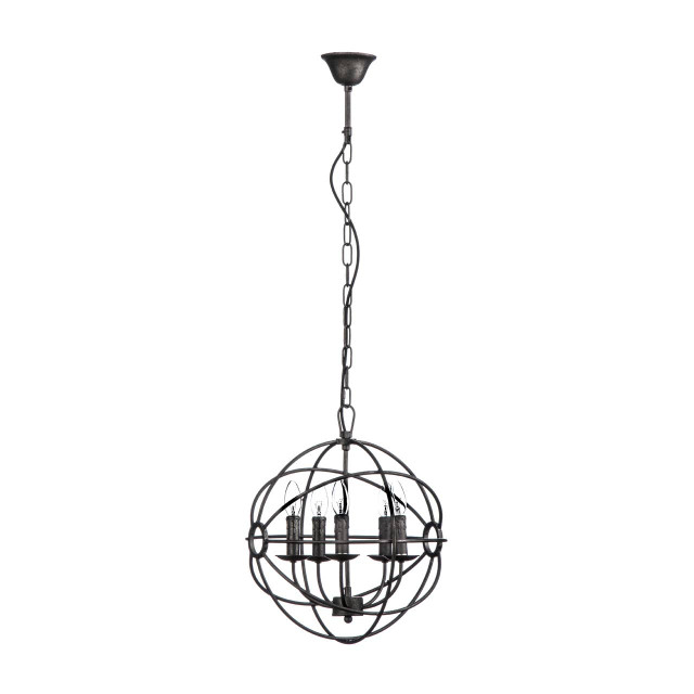premier housewares Orbital 5 Arm Small Pendant Light