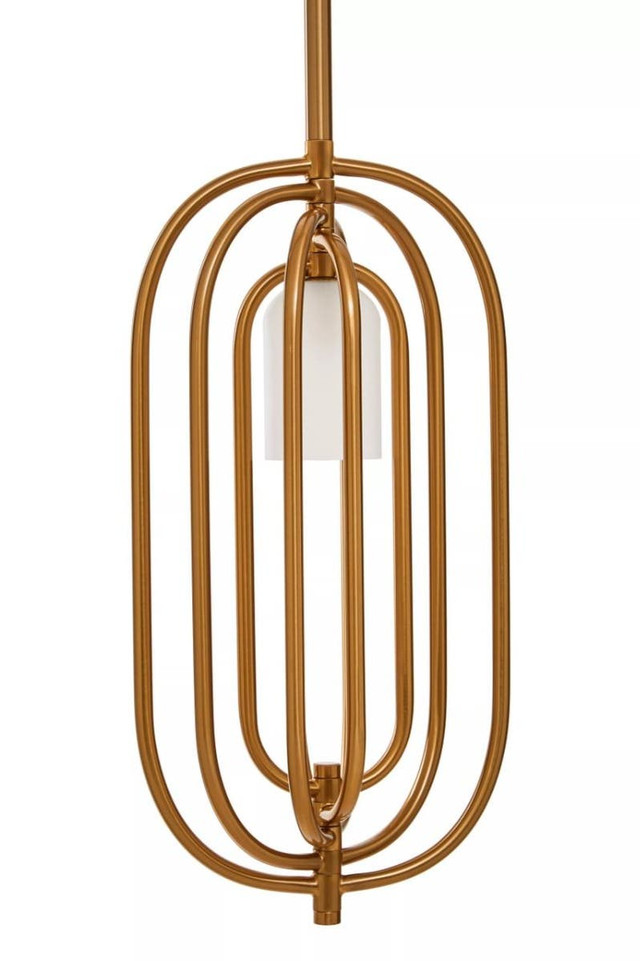 premier housewares Orbo Frosted Glass Pendant Light