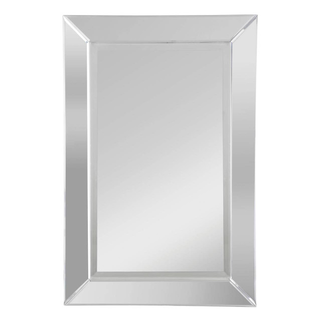 Premier Housewares Orchid Wall Mirror With Mirrored Frame