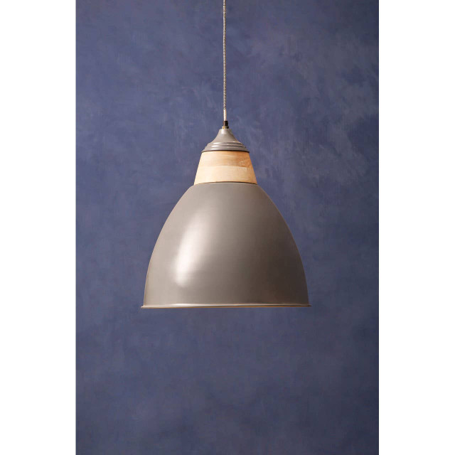 Premier Housewares Oslo Grey Extra Large Pendant Light