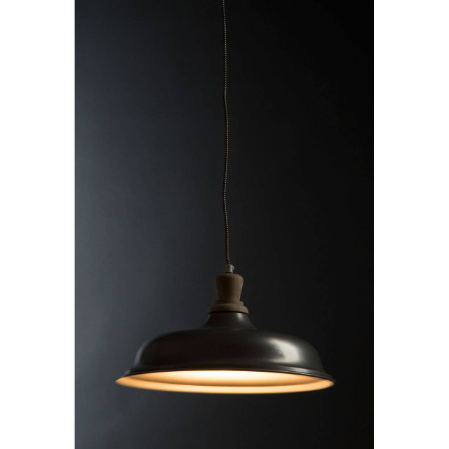 Premier Housewares Oslo Small Pendant Light With Zinc Finish