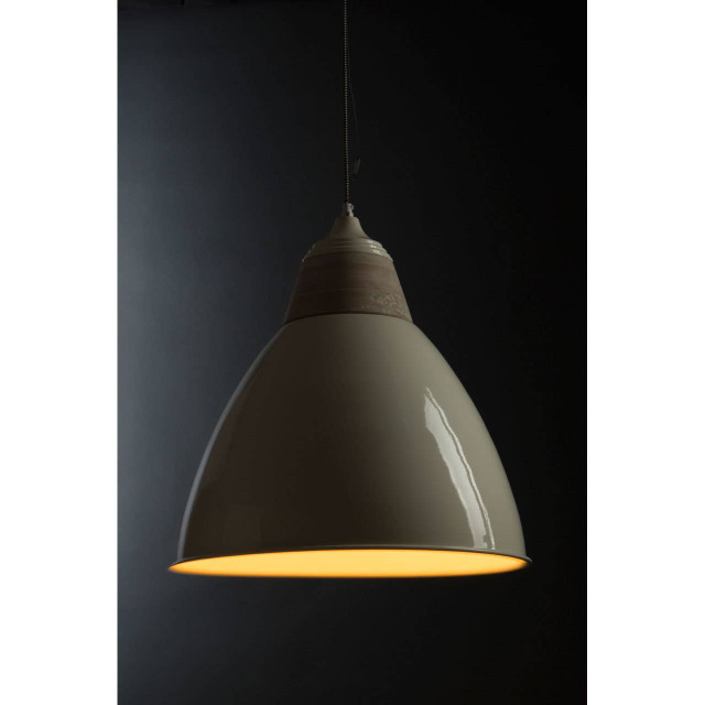 Premier Housewares Oslo White Extra Large Pendant Light
