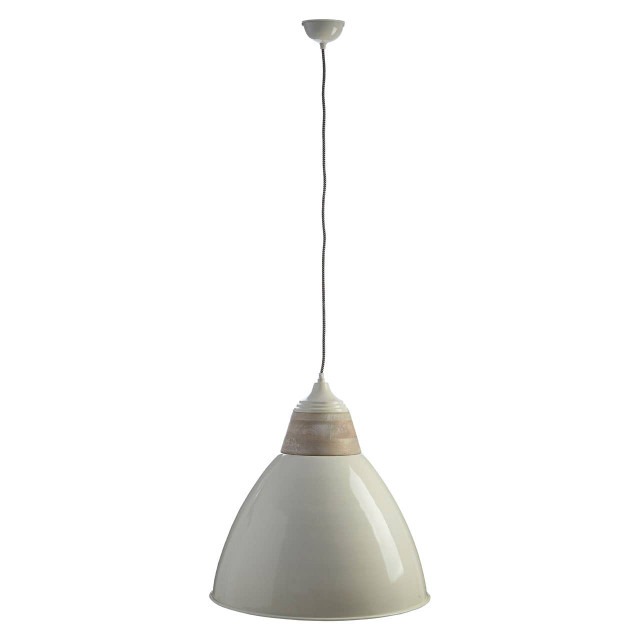 premier housewares Oslo White Extra Large Pendant Light