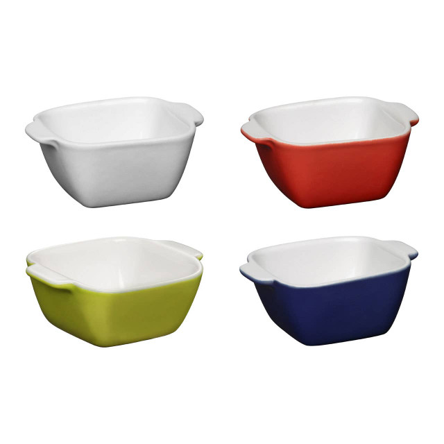 Premier Housewares Ovenlove White Square 190ml Baking Dish