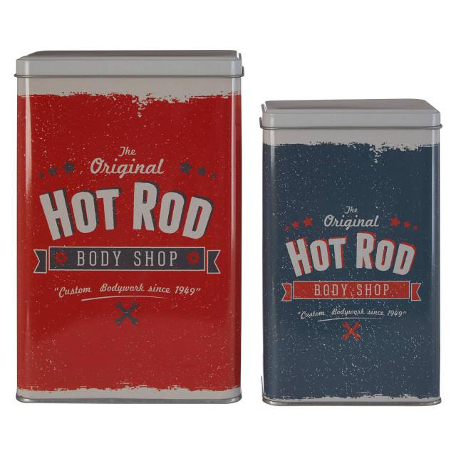 premier housewares Paice Set of 2 Hot Rod Storage Canisters
