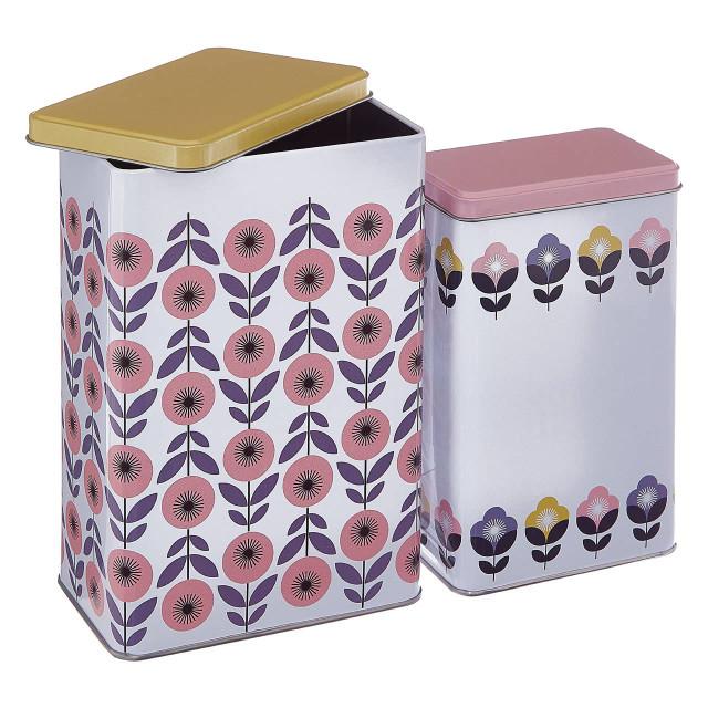 Premier Housewares Paice Set Of 2 Storage Canisters
