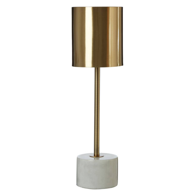 Premier Housewares Palais Table Lamp With Marble Base