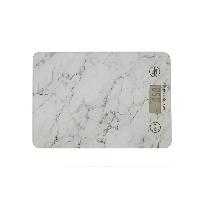 Premier Housewares Palmas Marble Effect Digital Kitchen Scale
