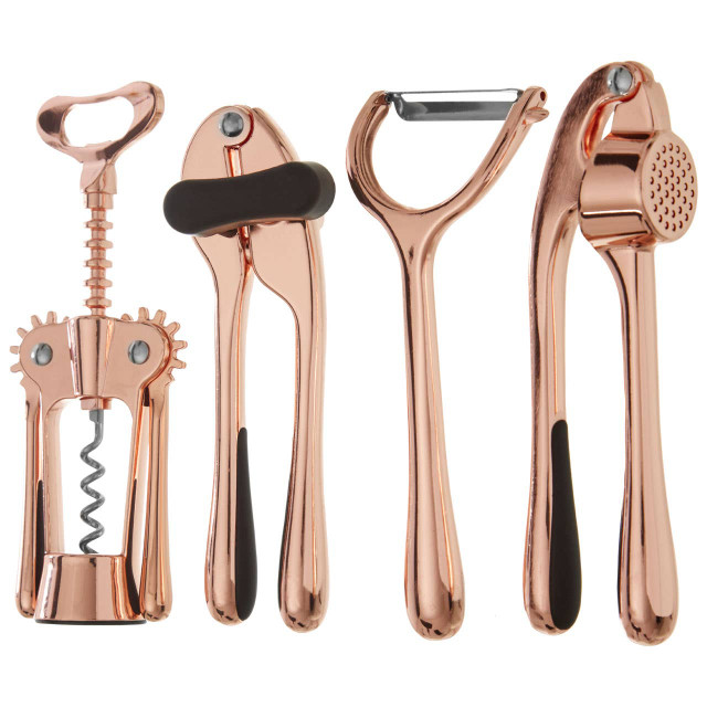 Premier Housewares Paragon 5 Piece Rose Gold Kitchen Gadget Set