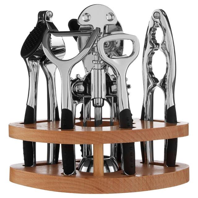 premier housewares Paragon 7 Piece Chrome Finish Kitchen Gadget Set