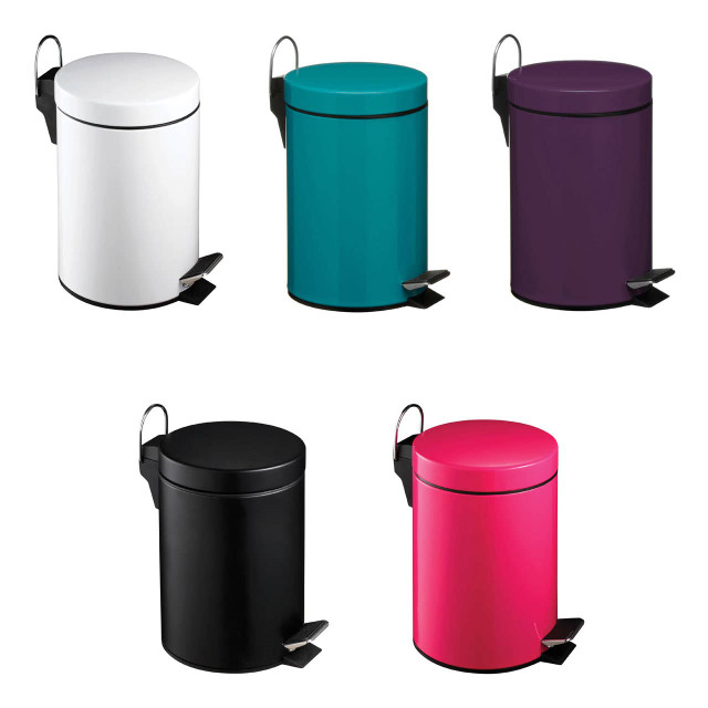 Premier Housewares Parker 3 Litre Turquoise Pedal Bin