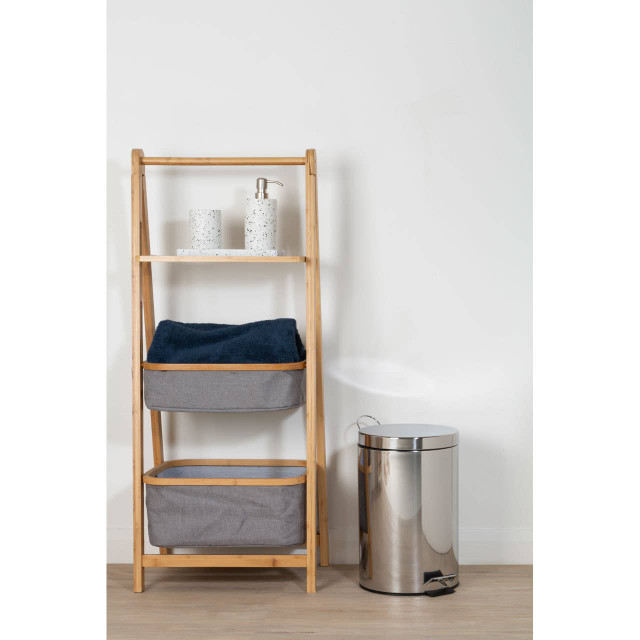 Premier Housewares Parker Stainless Steel 12 Litre Pedal Bin