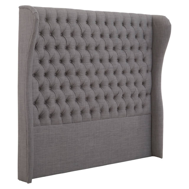 Premier Housewares Parkside Grey Kingsize Headboard