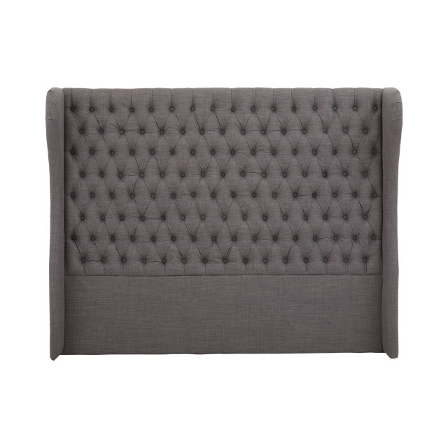 Premier Housewares Parkside Grey Super Kingsize Headboard