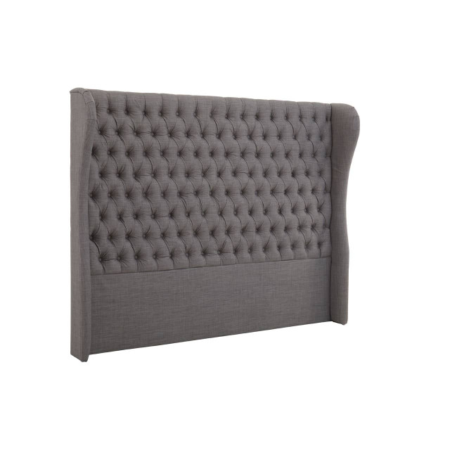 Premier Housewares Parkside Grey Super Kingsize Headboard
