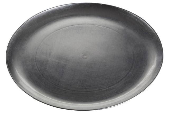 premier housewares Paxton Silver Coupe Charger Plate