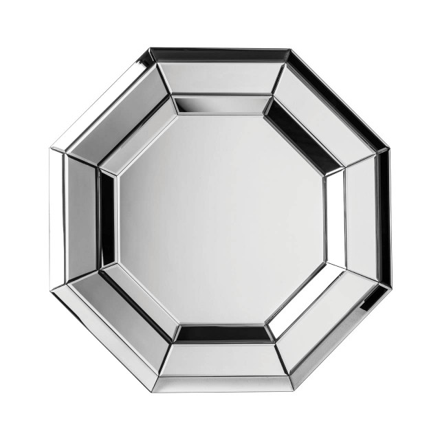 Premier Housewares Petillo Mirrored Glass Octagonal Wall Mirror