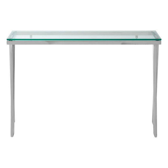 Premier Housewares Piermount Clear Glass Console Table