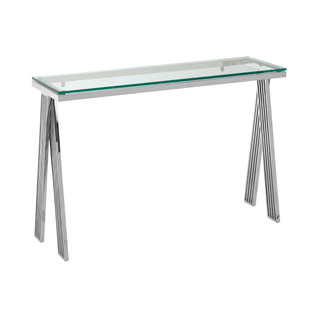 premier housewares Piermount Clear Glass Console Table