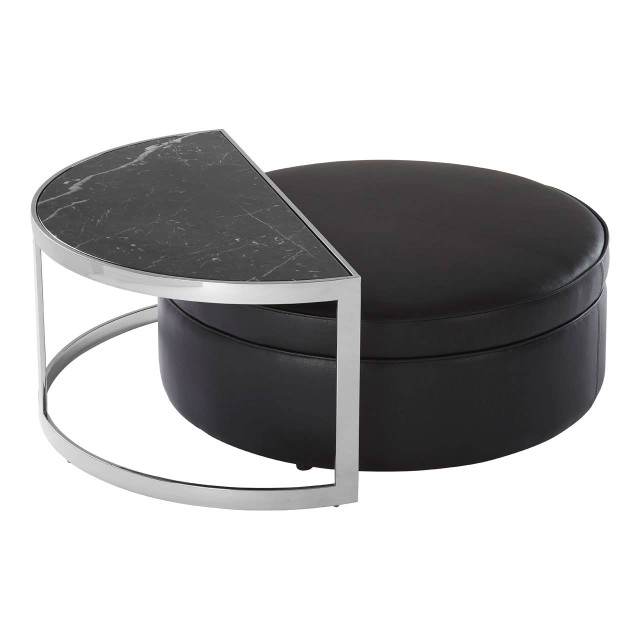 Premier Housewares Piermount Stool And Coffee Table Set