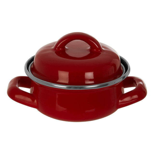 Premier Housewares Porter 10cm Dia Red Mini Casserole Dish