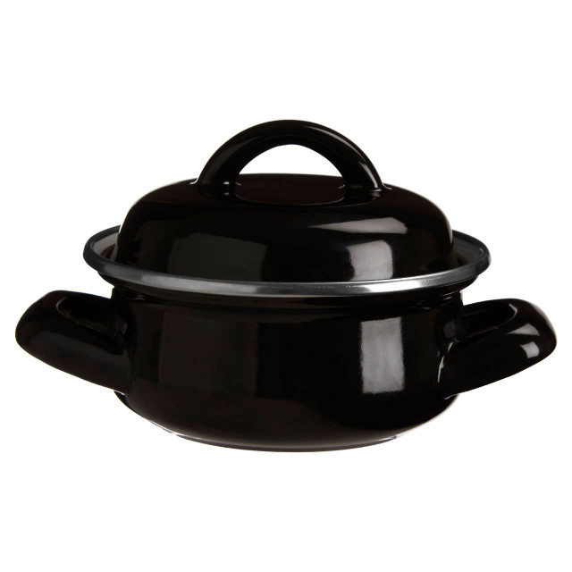 premier housewares Porter Black Enamel Mini Casserole Dish