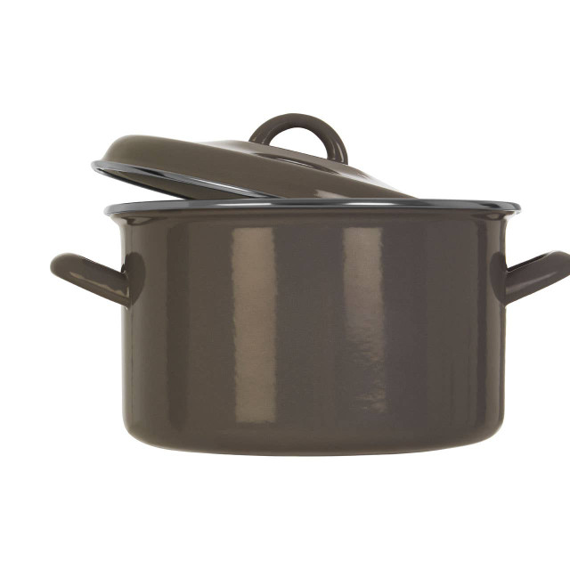 Premier Housewares Porter Large Grey Casserole Dish With Lid