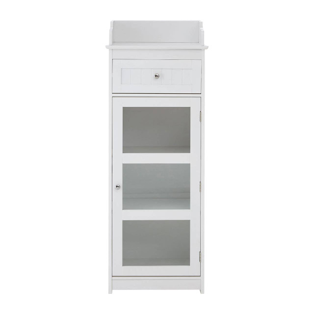 premier housewares Portland Glass Door Floor Standing Cabinet