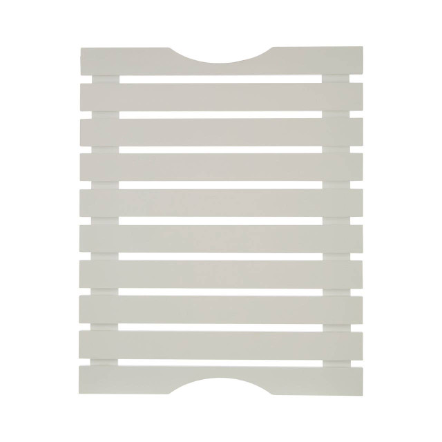 Premier Housewares Portland White Wood Slatted Duckboard