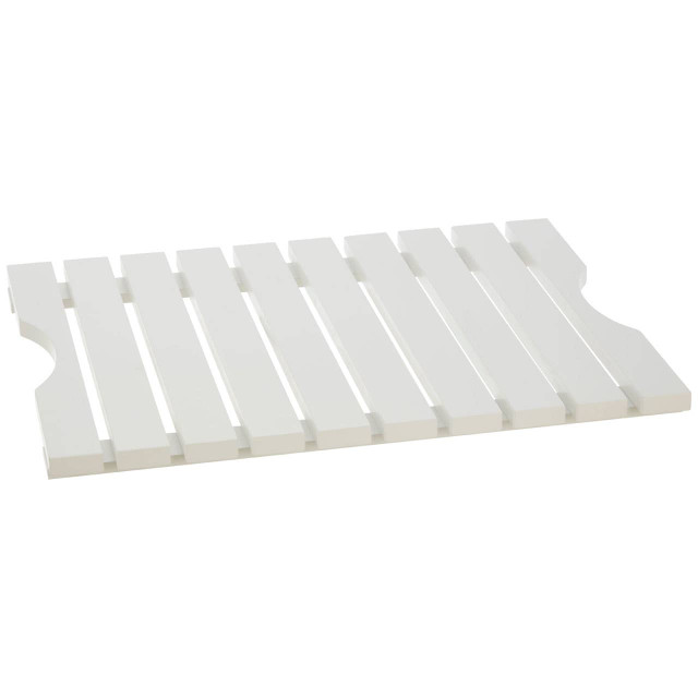 premier housewares Portland White Wood Slatted Duckboard