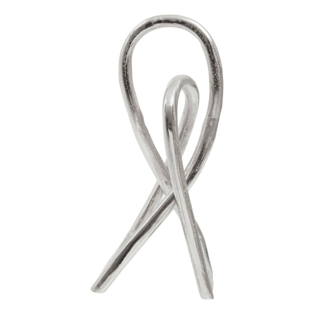 Premier Housewares Prato Large Nickel Finish Sculpture